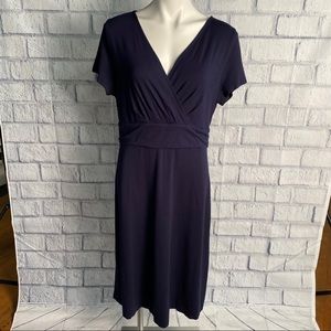 Talbots Fit and Flare Navy Dress, Navy